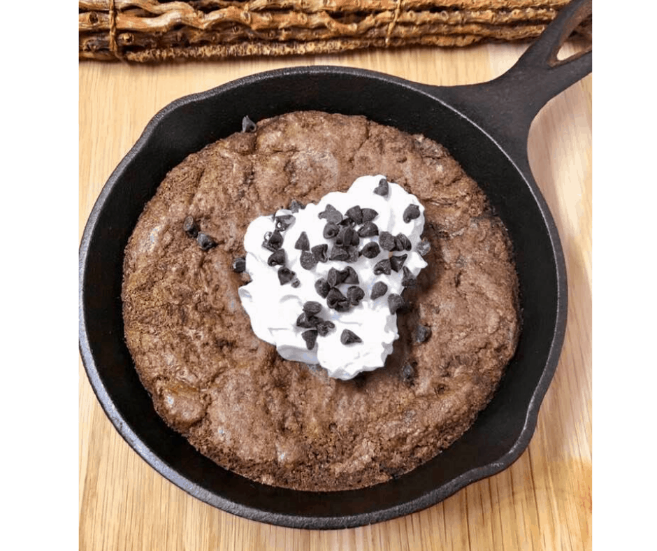 Air Fryer Skillet Brownies