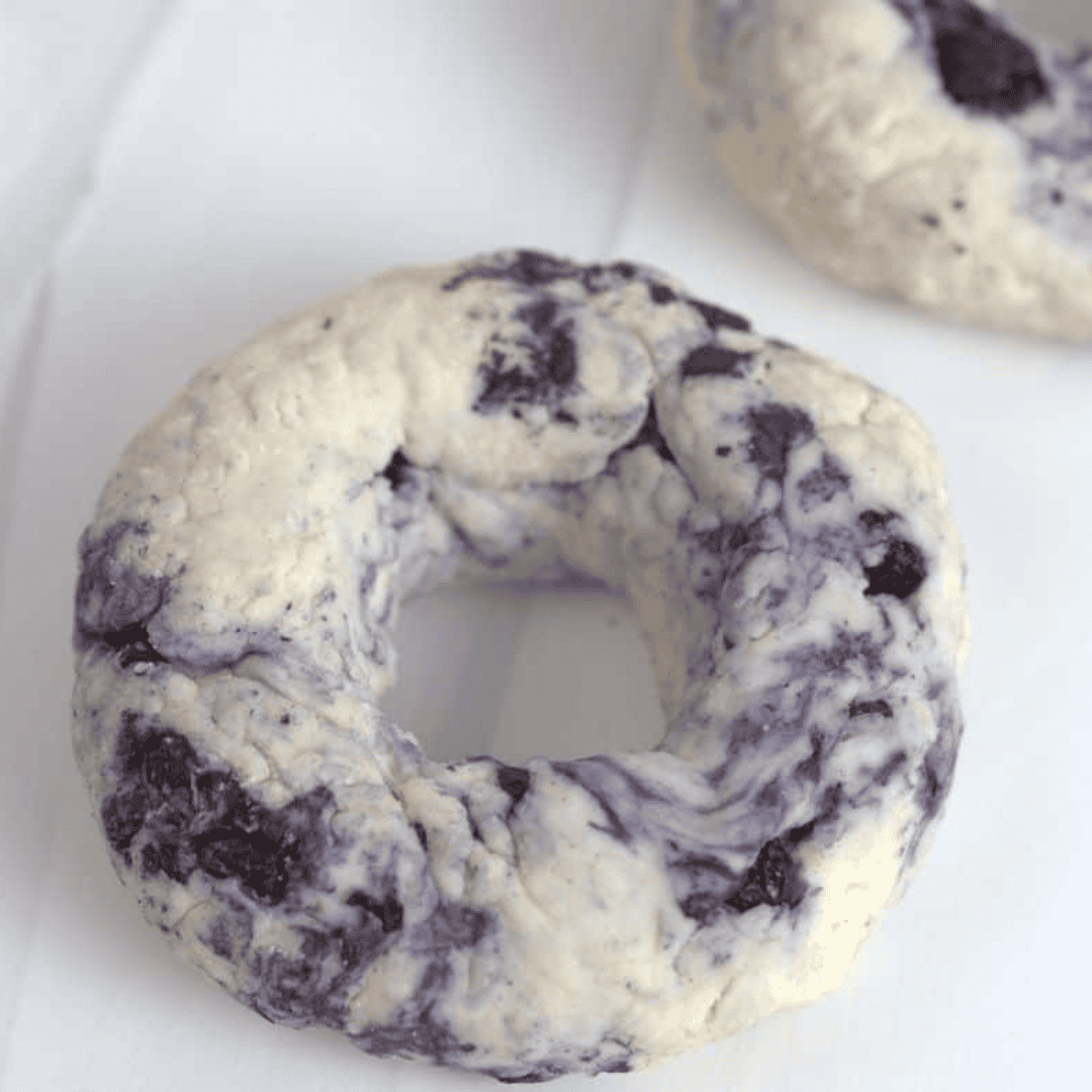 Air Fryer Blueberry Bagels