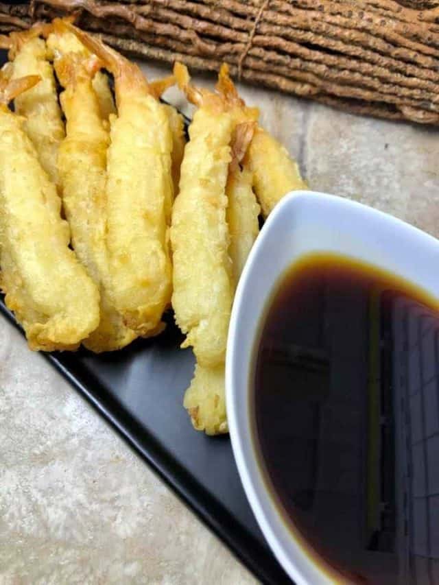 Air Fryer Tempura Shrimp Fork To Spoon