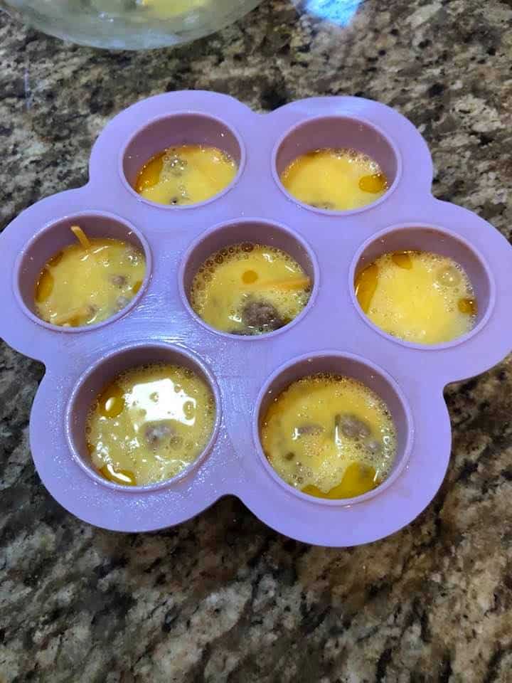 Sausage and Cheddar Egg Muffins (KETO Friendly)