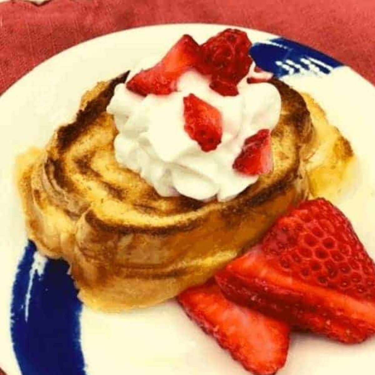 Air Fryer Strawberry Shortcake French Toast