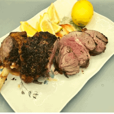 Air Fryer, Roasted Leg of Lamb With Garlic and Rosemary-image