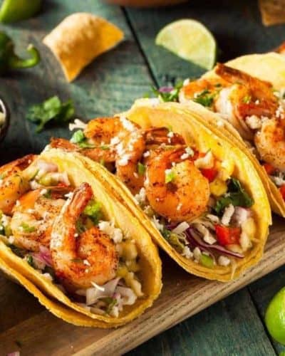 Air Fryer Shrimp Tacos