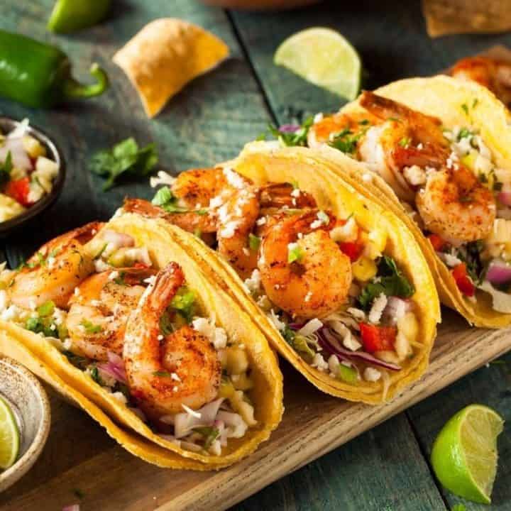 Air Fryer Shrimp Tacos - Fork To Spoon