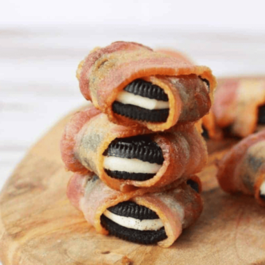 Air Fryer Bacon Wrapped Oreos