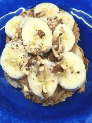 Air Fryer Banana Nut English Muffins
