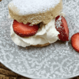 Air Fryer Biscuit Strawberry Shortcake