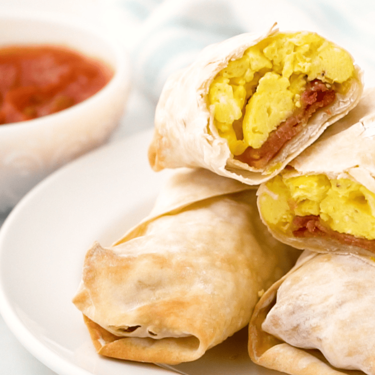 Air Fryer Breakfast Egg Rolls - Foody Schmoody Blog