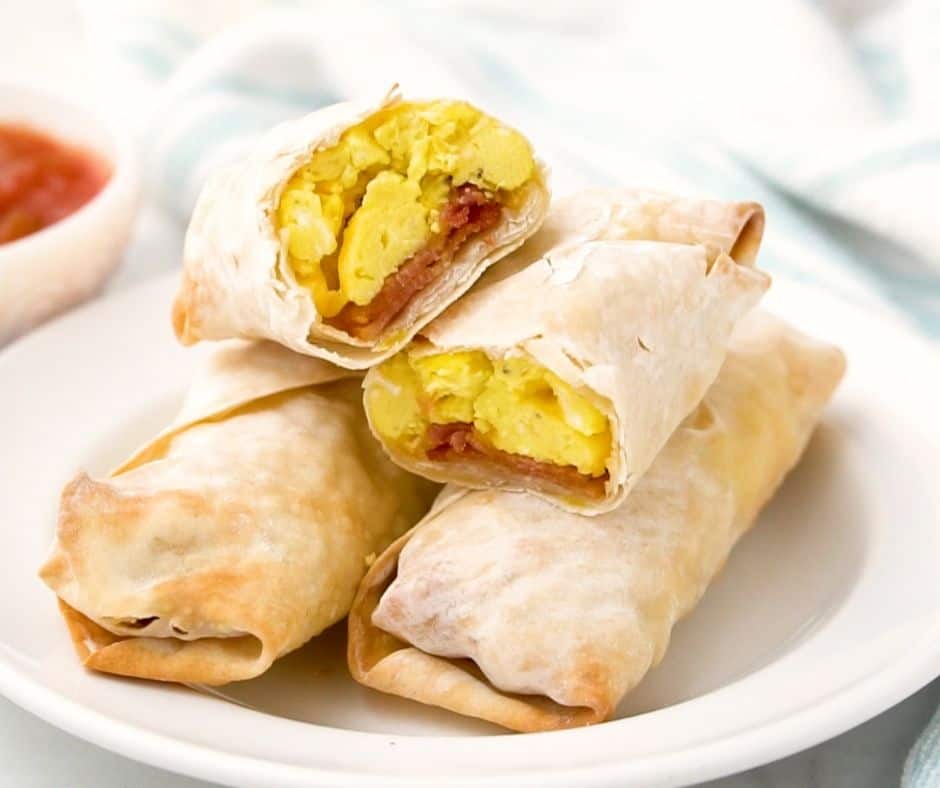 Air Fryer Breakfast Egg Rolls - Foody Schmoody Blog