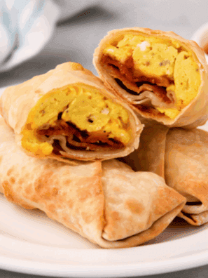 Easy Air Fryer Breakfast Egg Rolls