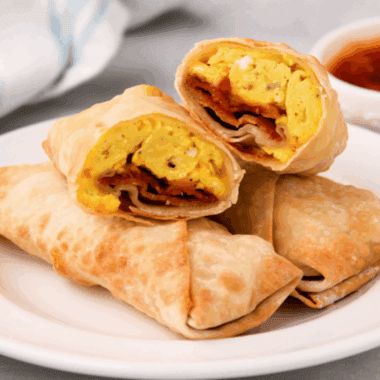 Easy Air Fryer Breakfast Egg Rolls