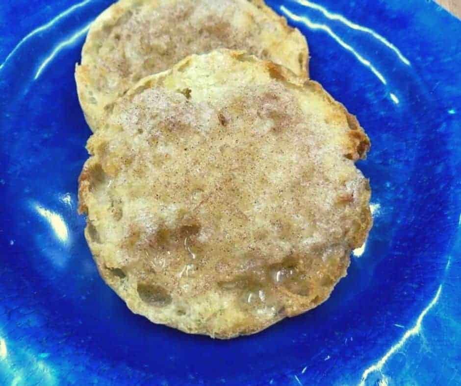 Air Fryer Cinnamon Sugar English Muffins
