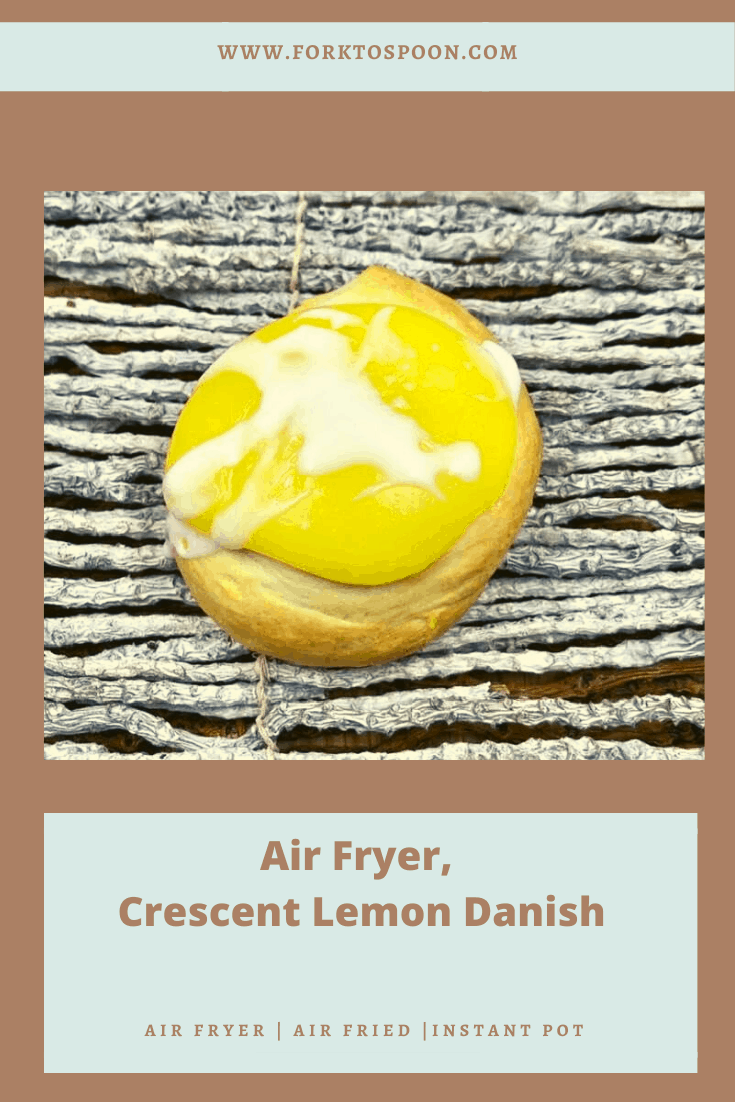 Air Fryer Crescent Lemon Danish