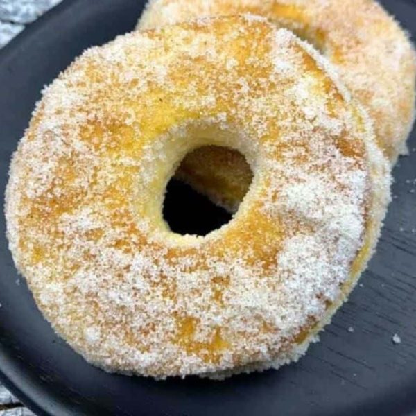 Easy Cinnamon Sugar Air Fryer Biscuit Donuts Fork To Spoon