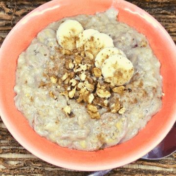 Instant Pot Banana Nut Bread Oatmeal - Fork To Spoon