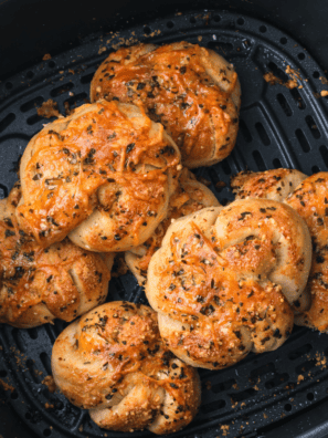 Trader Joe's Air Fryer Garlic Cheddar Knots