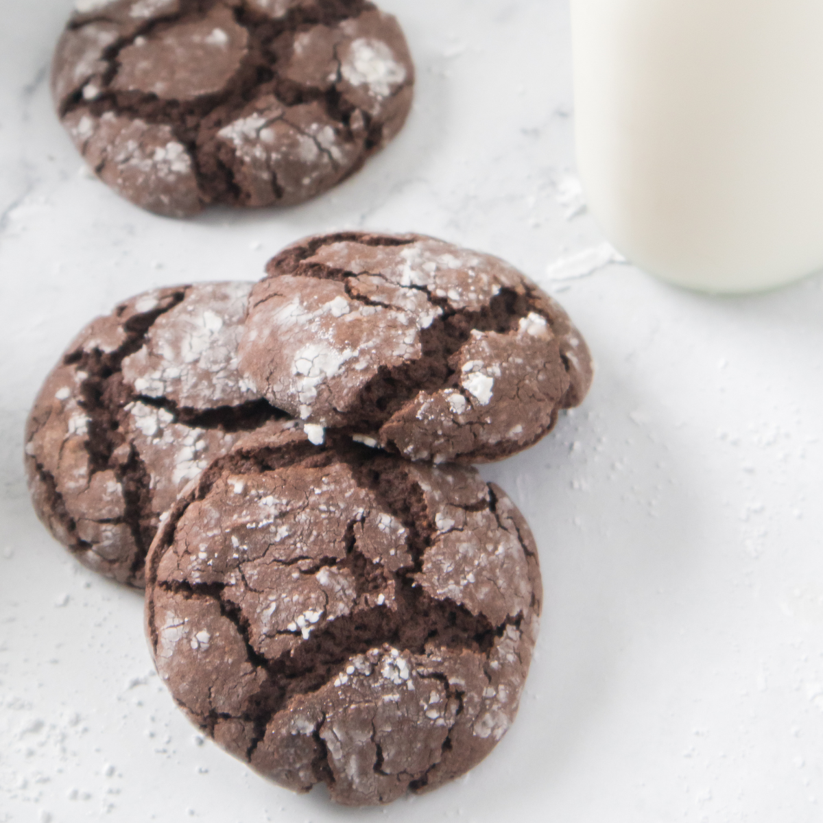 air fryer chocolate cake mix cookies (12)