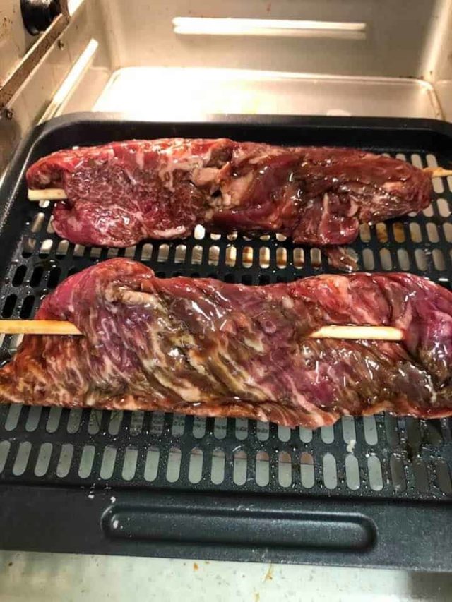 Air Fryer Teriyaki Steak Kabobs Fork To Spoon