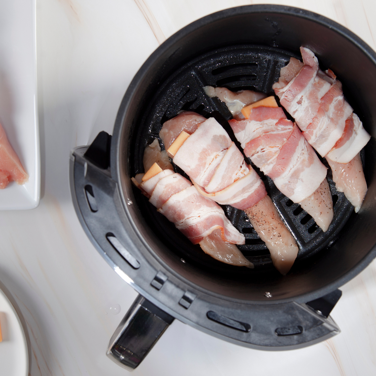 Air Fryer Cheesy Bacon Wrapped Chicken (6)