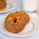 Air Fryer Cinnamon Crumb Donuts