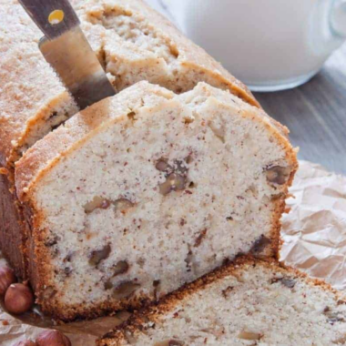 Air Fryer Cinnamon Walnut Pound Cake