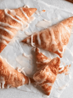 Air Fryer Copycat McDonald&rsquo;s Apple Pie with crispy golden crust and warm apple filling