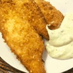 air fryer haddock on a plate