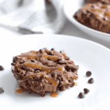 Air Fryer Salted Caramel Chocolate Chip Cookies