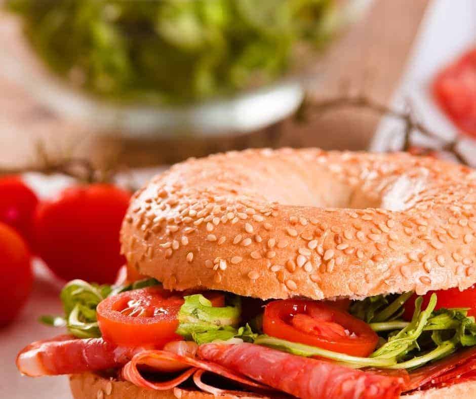 Air Fryer Sesame Bagels