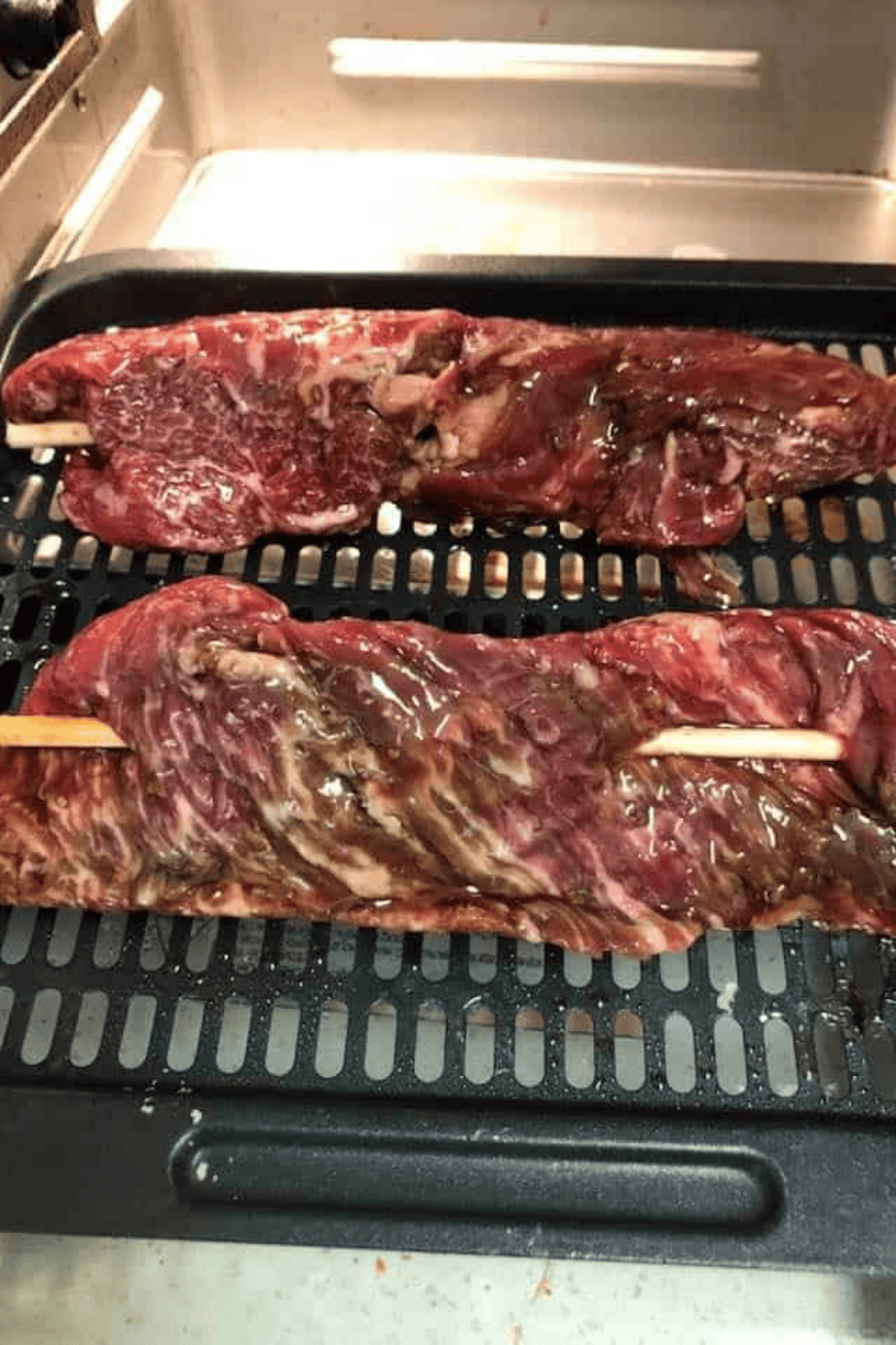 Air Fryer Teriyaki Steak Kabobs