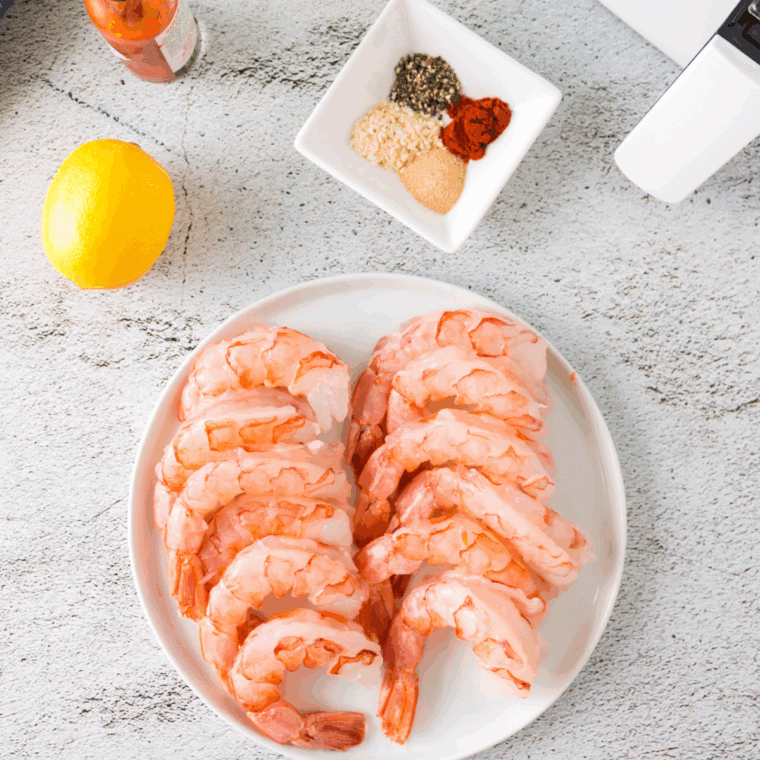 Ingredients needed for Benihana Tempura Shrimp Copycat Recipe on kitchen table.