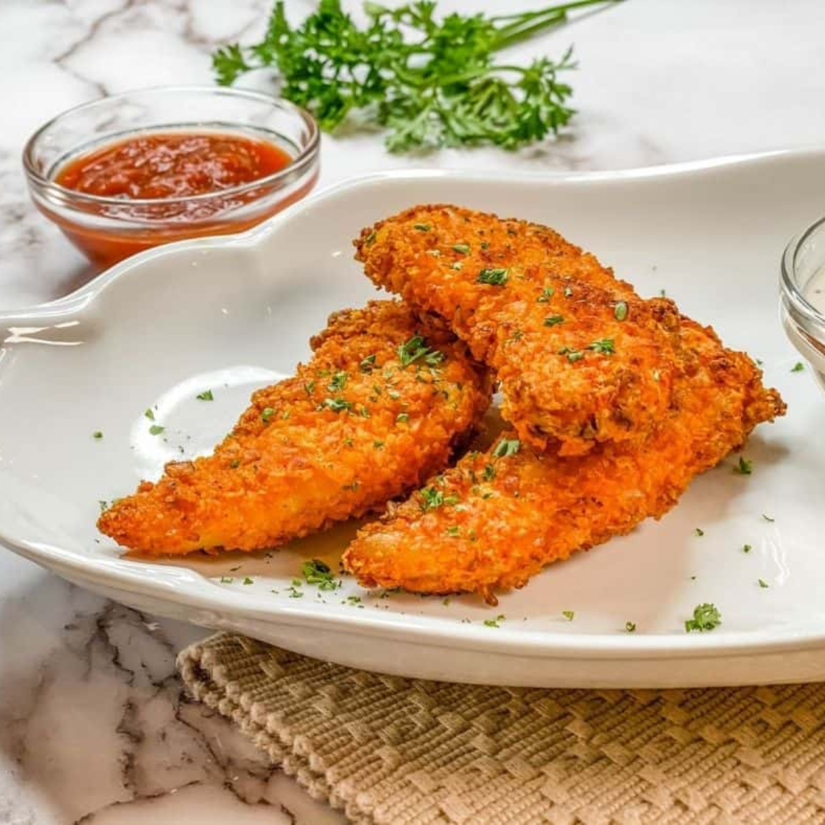 Doritos Chicken Tenders (Baked or Air Fried!) - Fork To Spoon