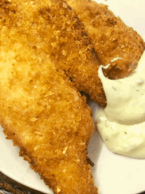 Air Fryer, Panko Crusted Fried Haddock