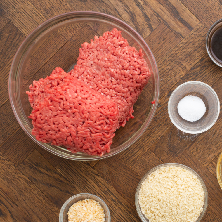 Air Fryer Bacon Burgers