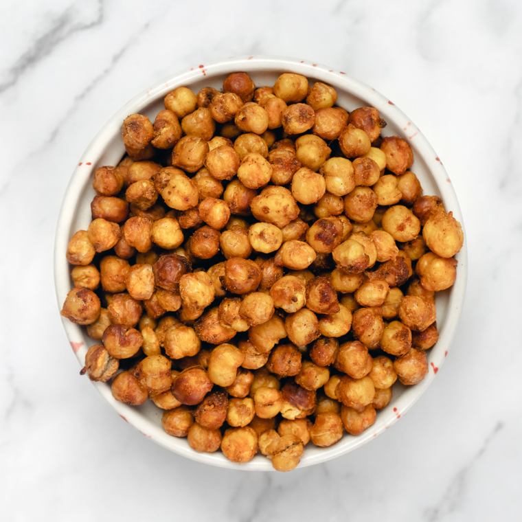 Air Fryer Cinnamon and Sugar Roasted Chickpeas