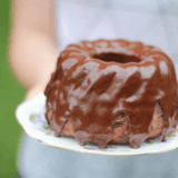 Air Fryer Mini Chocolate Bundt Cakes