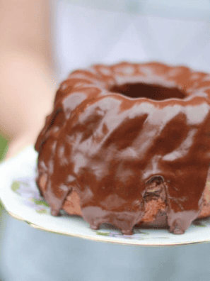 Air Fryer Mini Chocolate Bundt Cakes