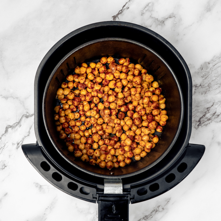 Air Fryer Pumpkin Spice Roasted Chickpeas