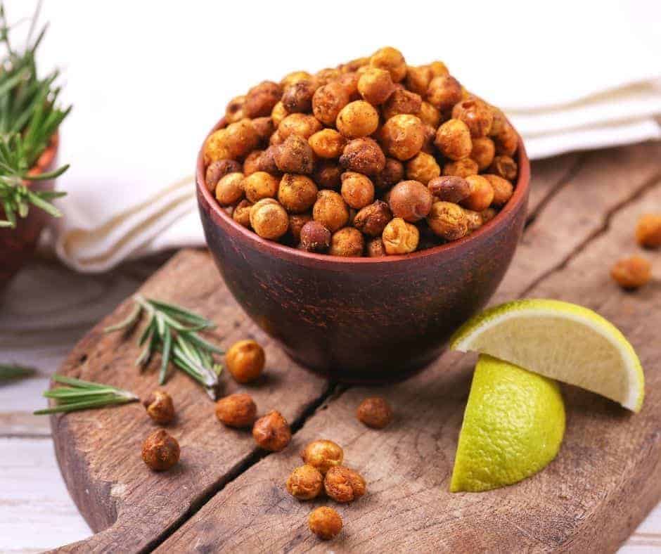Air Fryer Taco Seasoned Chickpeas