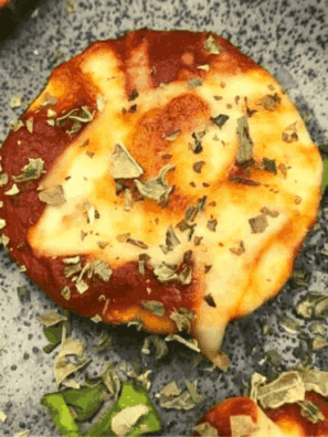 Air Fryer Zucchini Pizza Bites are a low-carb, cheesy snack or appetizer made with fresh zucchini, marinara sauce, and melted mozzarella—perfect for quick, healthy cravings!