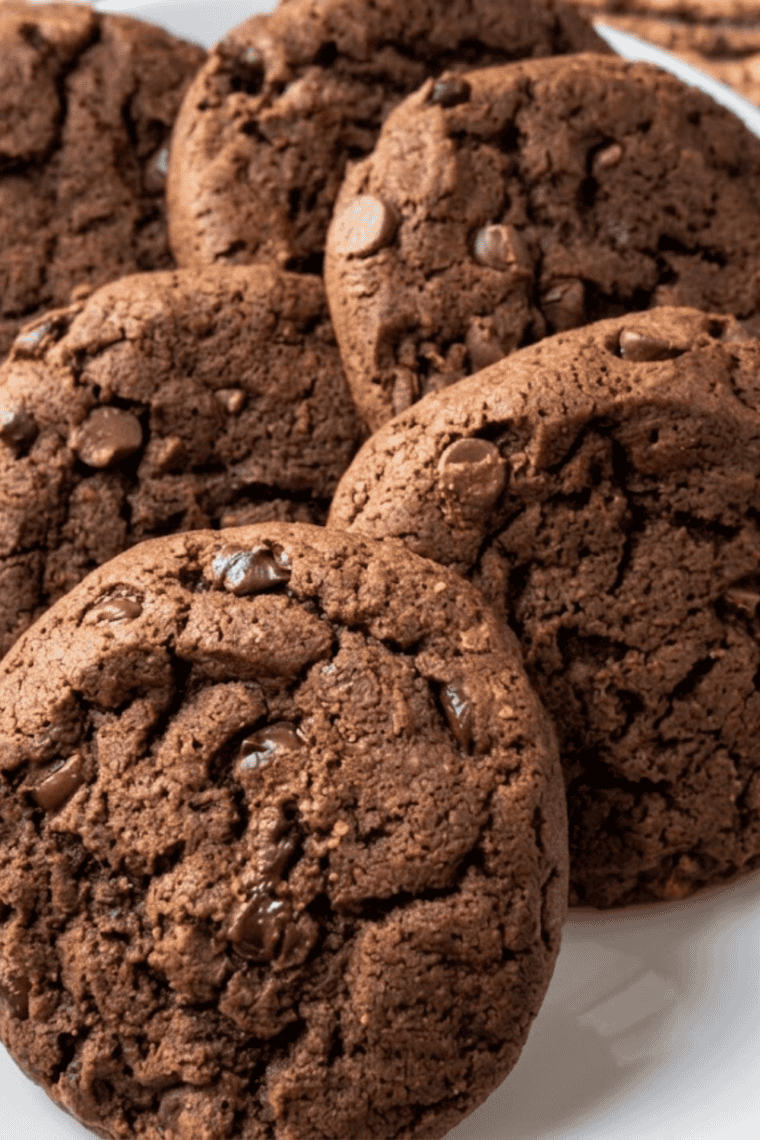 Easy Air Fryer Brownie Cookies – fudgy, chewy cookies made quickly in the air fryer. Perfect for chocolate lovers looking for a quick, indulgent treat.