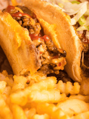 Easy Air Fryer Ground Beef Tacos