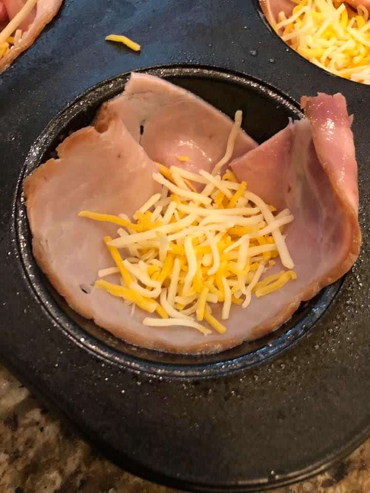 Air Fryer, Ham and Cheese Egg Cups (KETO Friendly) - Fork To Spoon