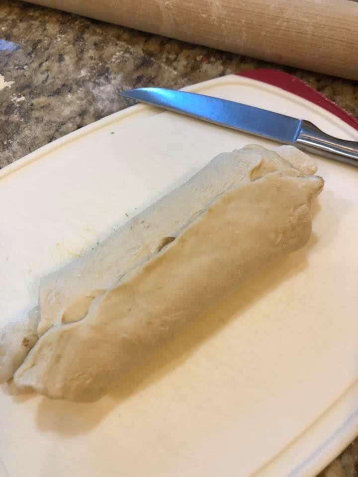 Air Fryer Cinnamon Rolls using Frozen Bread Dough