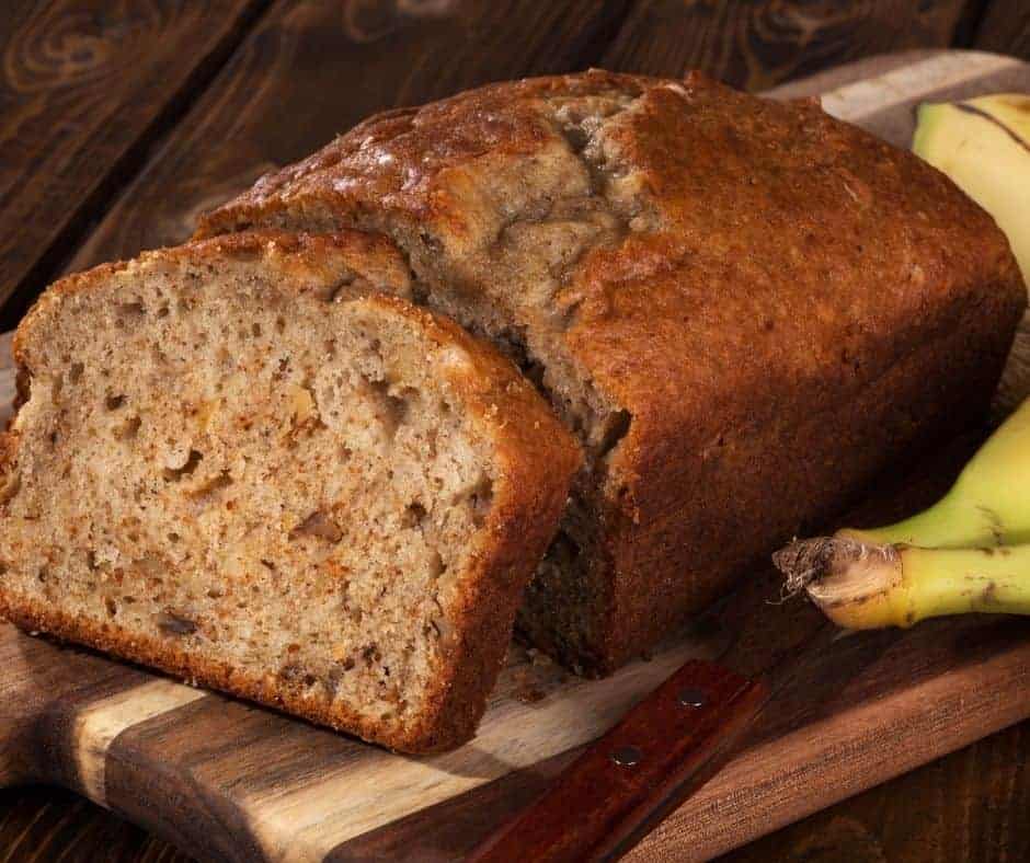 Really Easy Air Fryer Banana Bread (Mini Loaf!) - Scrummy Lane