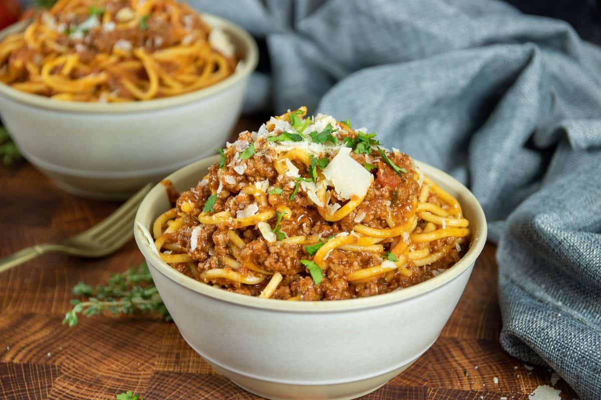 Instant Pot Spaghetti - Fork To Spoon