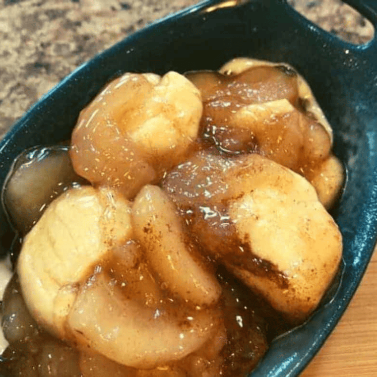 Air Fryer Apple Pie Biscuit Casserole