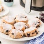 Air Fryer Blueberry Biscuits
