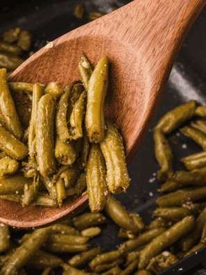 Air Fryer Canned Green Beans