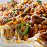 Air Fryer Chili Cheese Fries